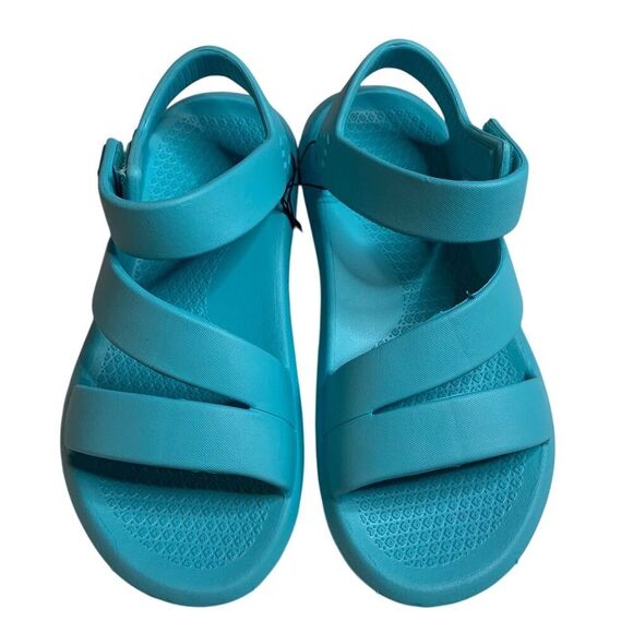 Muk Luks Shoes - Muk Luks Women's Slingback Sandals Turquoise Summer Casual